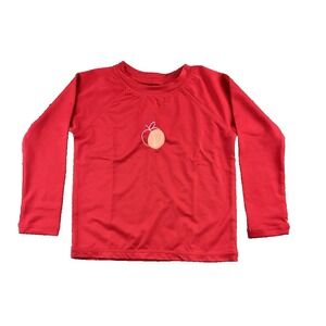 New Andie‎ Swim Size 2T Cherry Red The Little Spoon Kids Rashguard  Beach